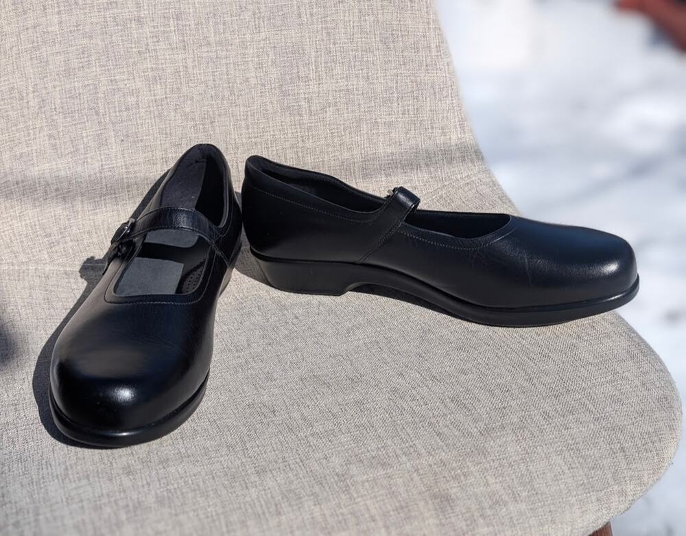 SAS Shoes Maria Mary Janes Sz 12 Black Tripad NEW